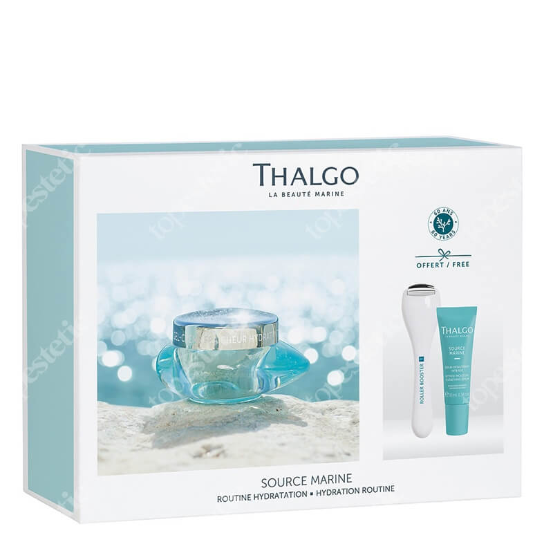 Thalgo My Hydration Routine ZESTAW Krem-żel 50 ml + Intensywne nawilżające serum 10 ml + Roller 1 szt