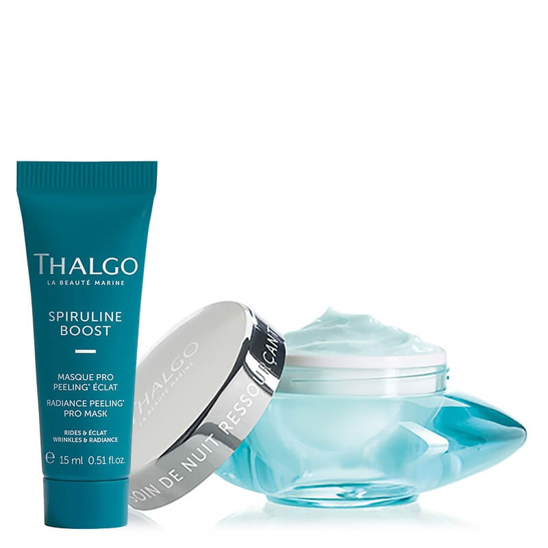 Thalgo Night Care ZESTAW Krem na noc 50 ml + Rozświetlająca maska-peeling 15 ml GRATIS