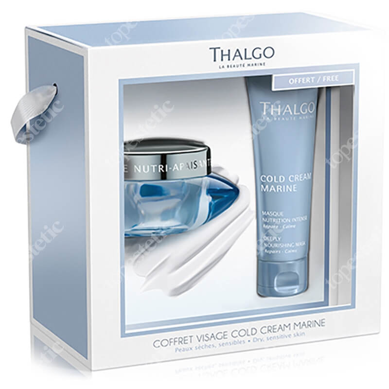 Thalgo Nutri Soothing Rich Cream + Deeply Nourishing Mask ZESTAW Bogaty odżywczo-łagodzący krem 50 ml + Ultra odżywcza maska 50 ml