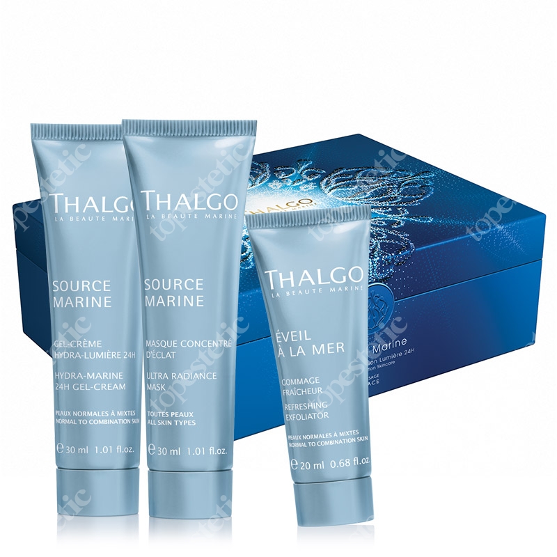 Thalgo Radiance Set ZESTAW Krem 30 ml + Maska 30 ml + Peeling 20 ml