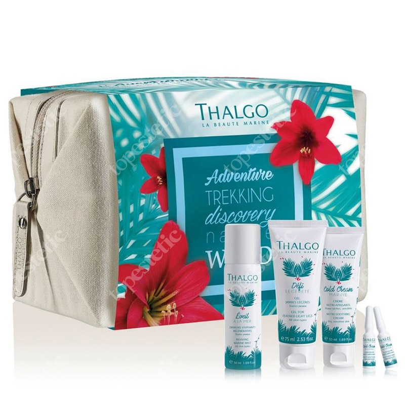 Thalgo The Adventurer ZESTAW Cream 50 ml + Mist 50 ml + Concentrate 1x1,2 ml + Leg gel 75 ml
