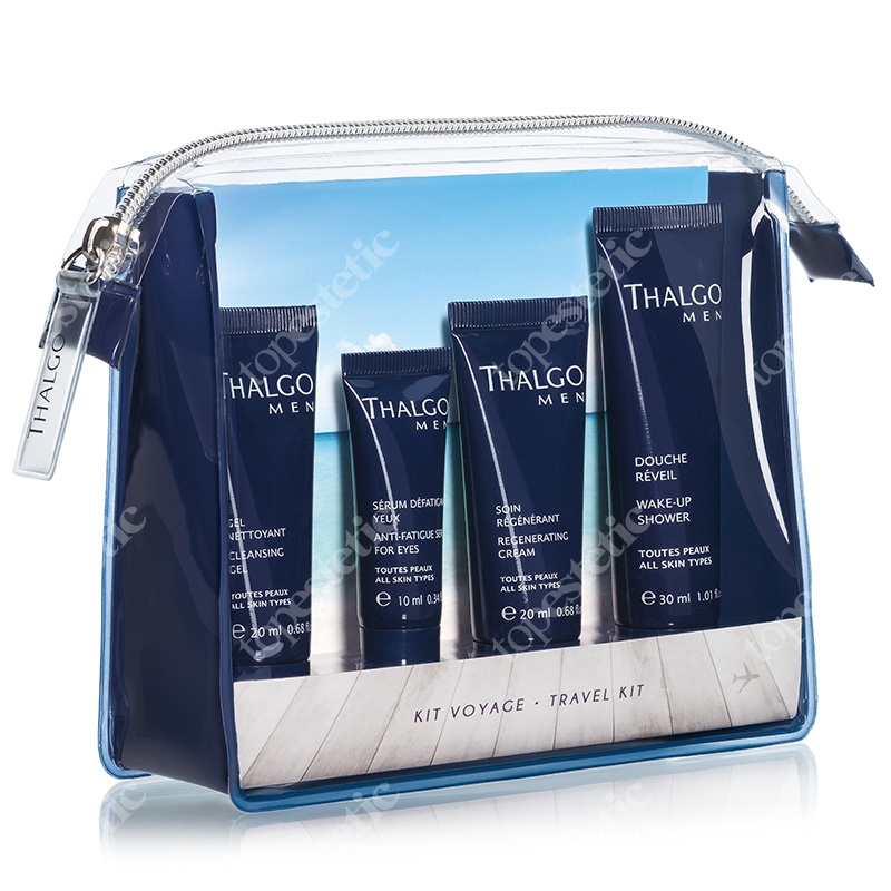 Thalgo Travel Kit Thalgo Men 2018 ZESTAW Podróżny dla mężczyzn 20 ml, 20 ml, 10 ml, 30 ml