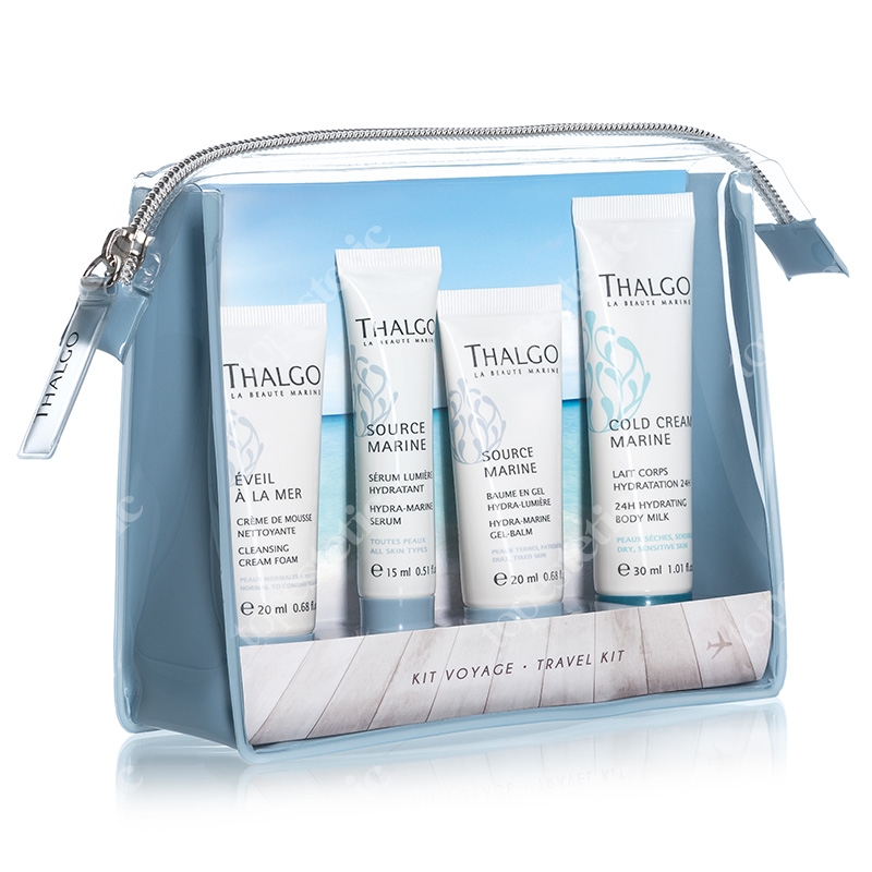 Thalgo Travel Kit Women 2018 ZESTAW Podróżny dla kobiet 20 ml, 20 ml, 15 ml, 30 ml