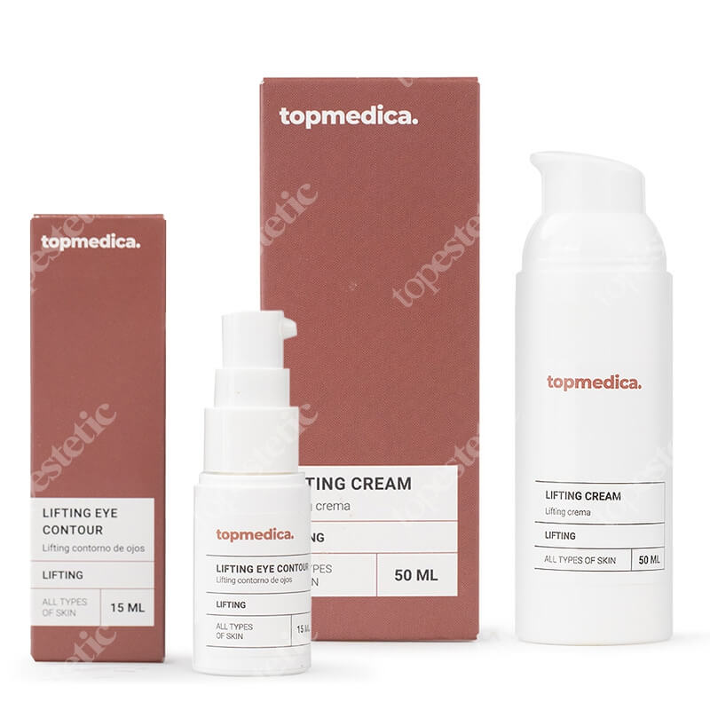 topmedica Pielęgnacja Liftingujaca ZESTAW Krem liftingujący 50 ml + Liftingujący krem, kontur oczu 15 ml