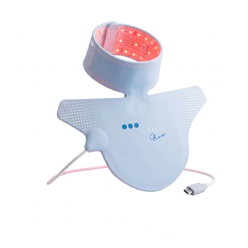Trudermal Glow LED and Decolletage Mask Maska LED na szyję i dekolt do kuracji domowej 1 szt