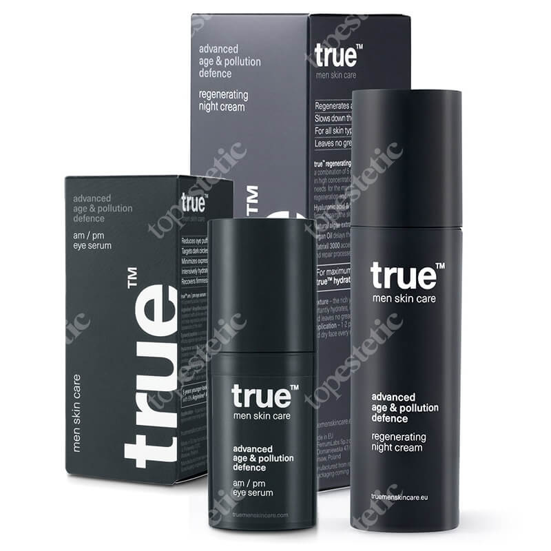 True Comfort Night ZESTAW Regenerujący krem na noc 50 ml + Serum pod oczy dla mężczyzn 20 ml