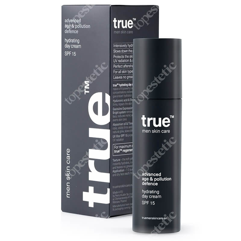 True Hydrating Day Cream SPF 15 For Men Nawilżający krem na dzień dla mężczyzn 50 ml