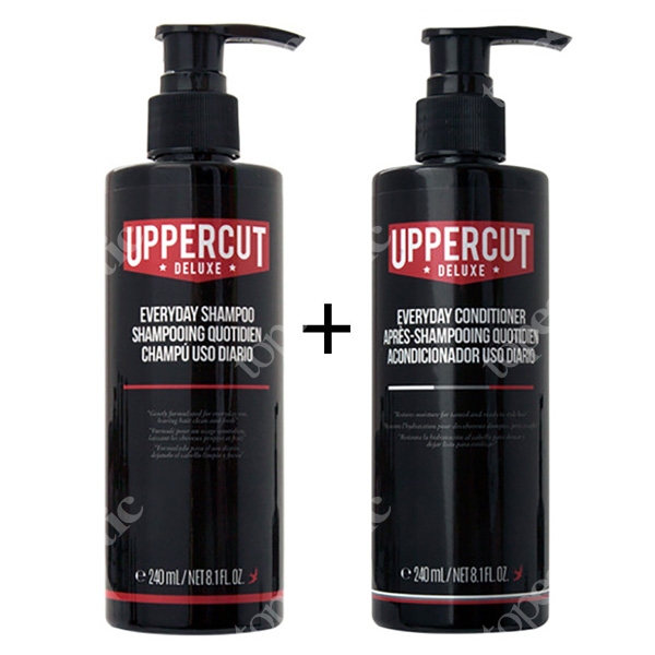 Uppercut Deluxe Shampoo + Conditioner ZESTAW Szampon i odżywka do włosów 240 ml, 240 ml