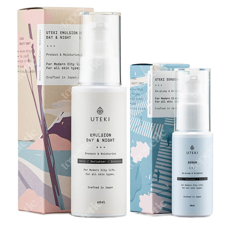 Uteki Super Care Skin ZESTAW Emulsja nawilżająca 80 ml + Serum 30 ml