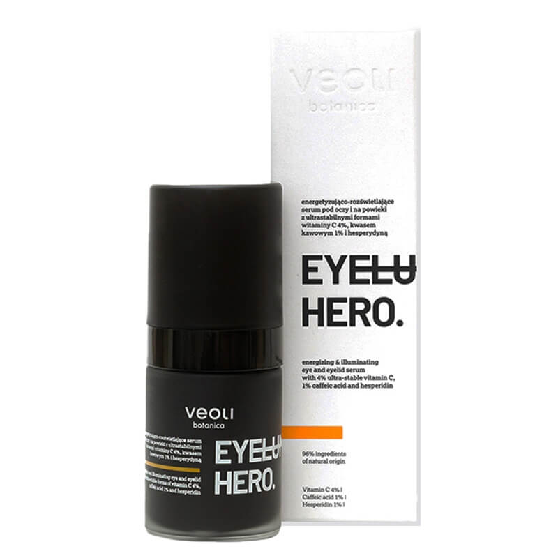 Veoli Botanica Eyeluminate Hero Energetyzująco-rozświetlające serum pod oczy i na powieki 15 ml