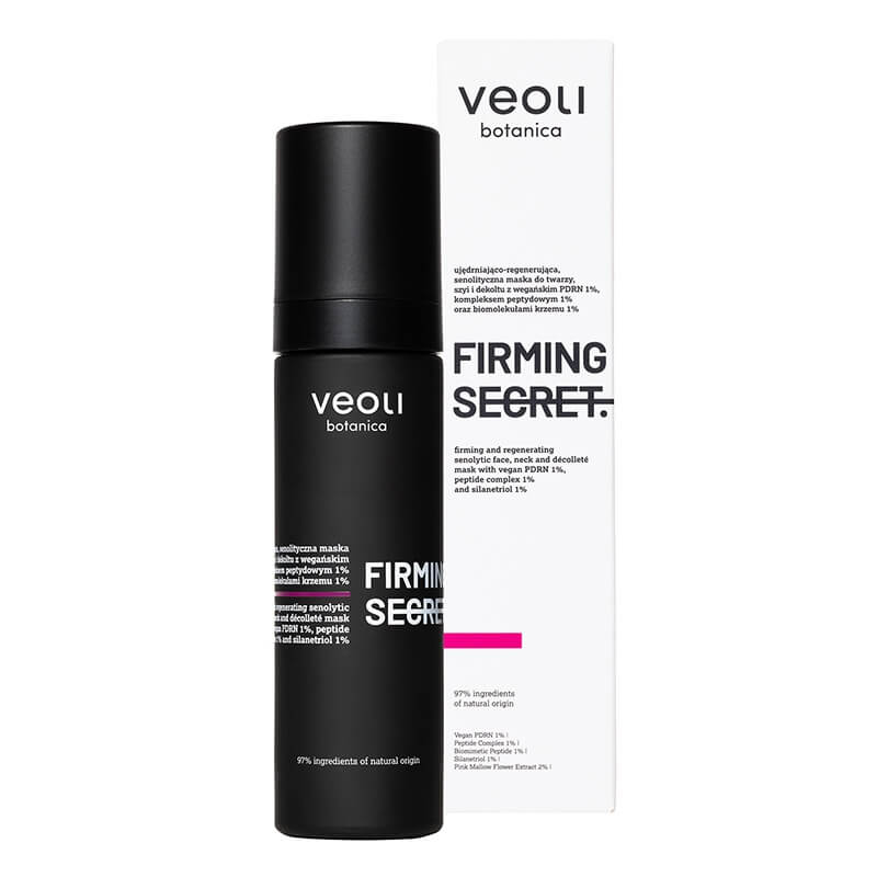 Veoli Botanica Firming Secret Ujędrniająco-regenerująca, senolityczna maska do twarzy, szyi i dekoltu 50 ml