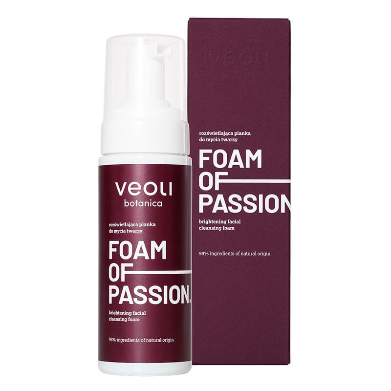 Veoli Botanica Foam of Passion Rozświetlajca pianka do mycia twarzy 150 ml