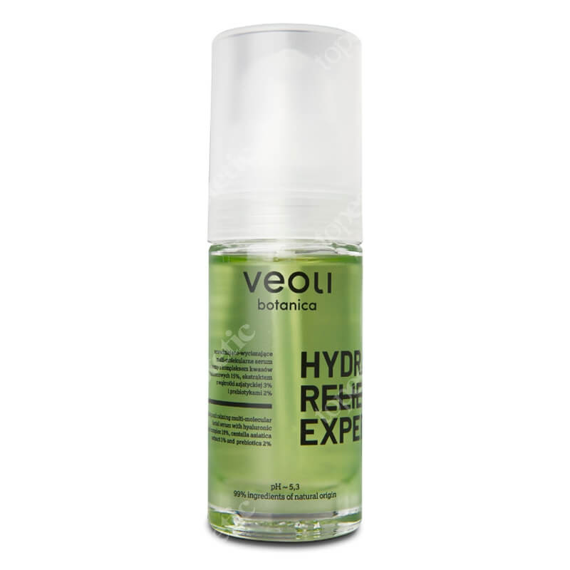 Veoli Botanica Hydra Relief Expert Nawadniajaco-wyciszające multi-molekularne serum do twarzy 30 ml