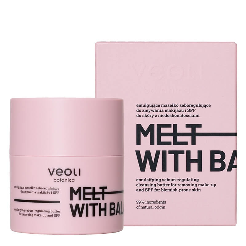 Veoli Botanica Melt with Balance Emulgujące masełko seboregulujące do zmywania makijażu 40 g
