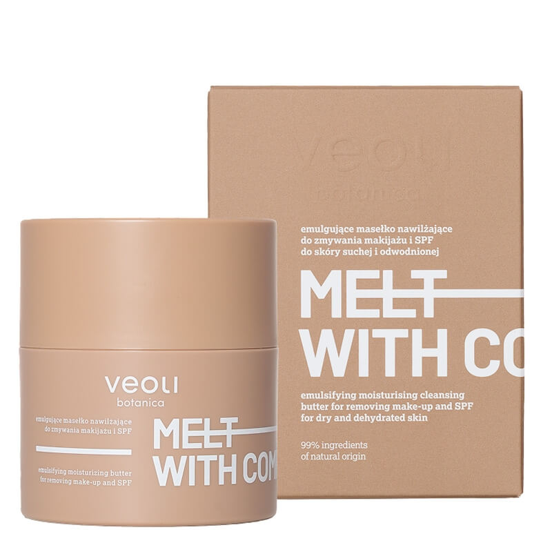 Veoli Botanica Melt with Comfort Emulgujące masełko nawilżające do zmywania makijażu 40 g