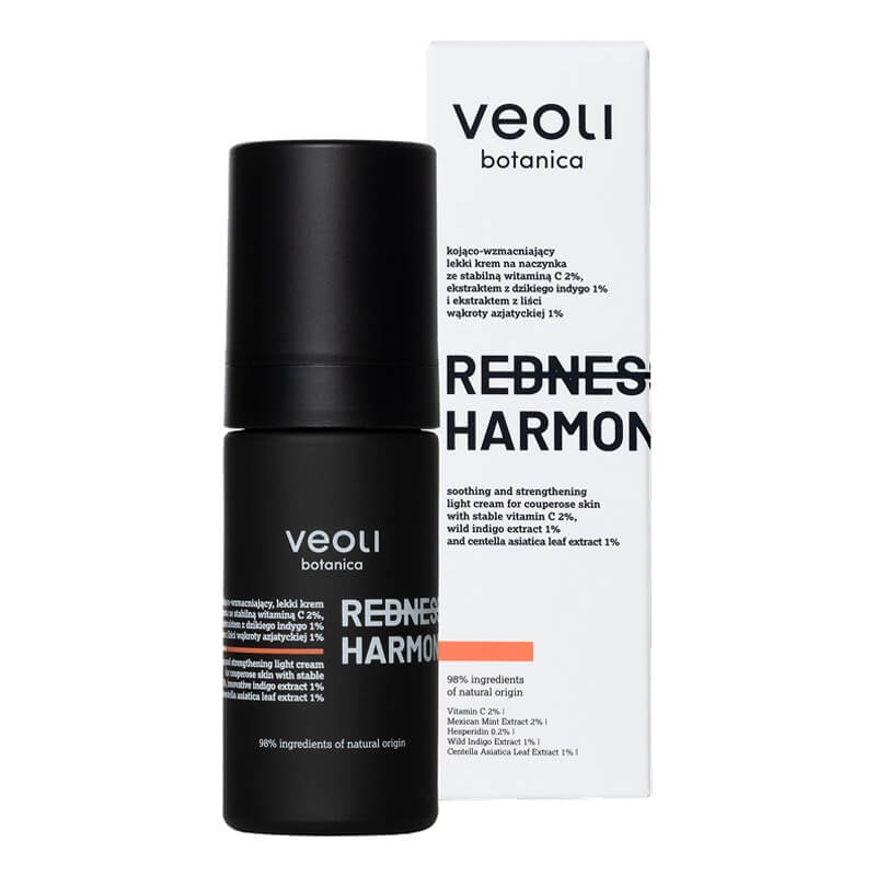 Veoli Botanica Redness Harmony Kojąco-wzmacniający lekki krem na naczynka 30 ml