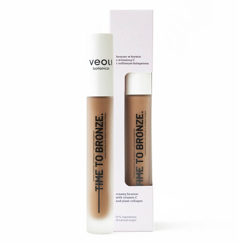 Veoli Botanica Time to Bronze Bronzer w kremie z witaminą E i roślinnym kolagenem 10 ml