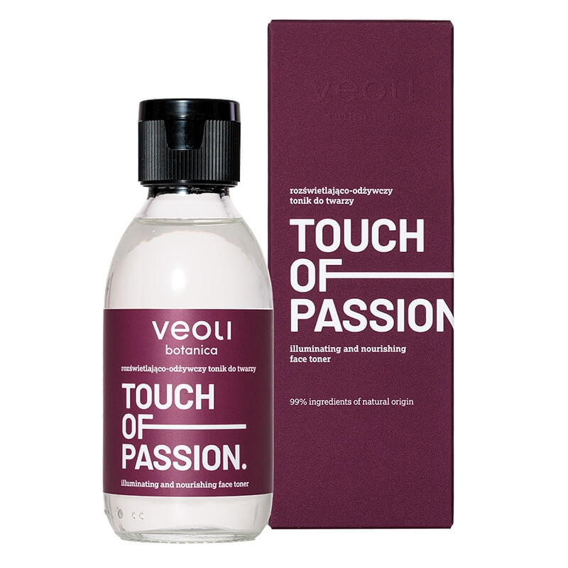 Veoli Botanica Touch of Passion Rozświetlająco-odżywczy tonik do twarzy 150 ml