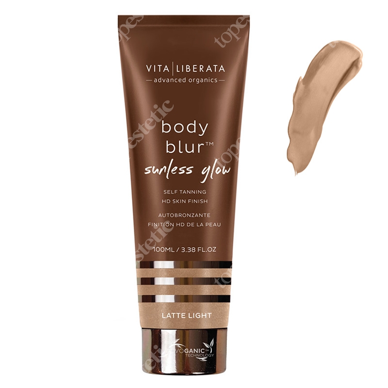 Vita Liberata Body Blur Sunless Glow Emulsja samoopalająca z bronzerem - kolor Latte Light 100 ml