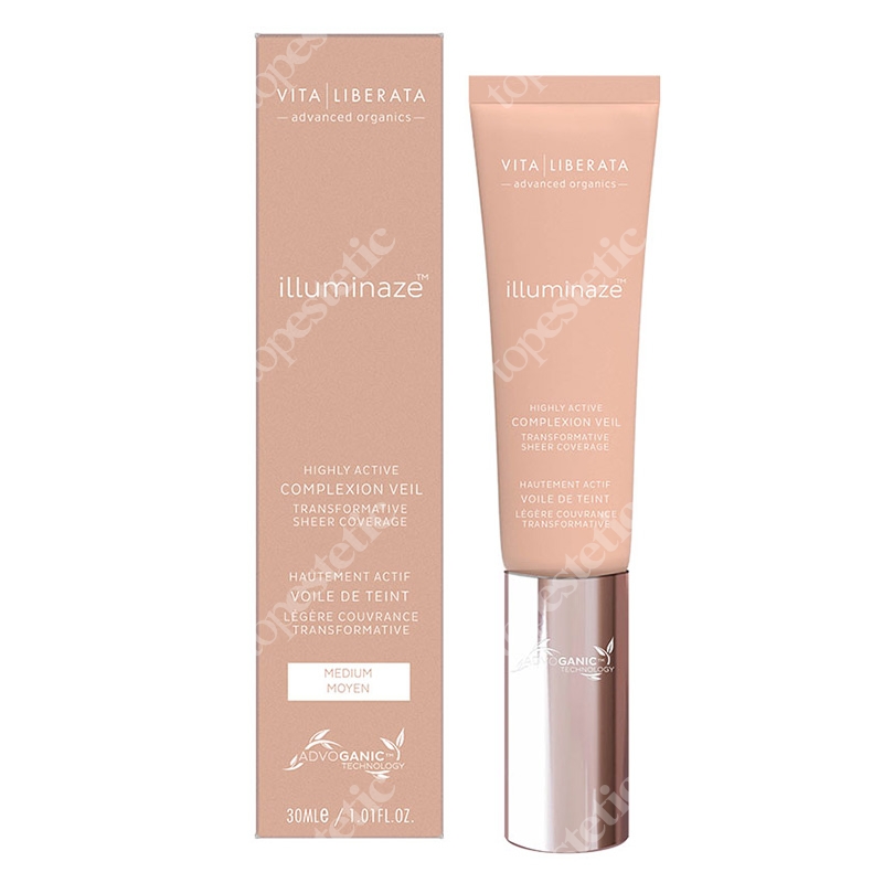 Vita Liberata Illuminaze Highly Active Complexion Veil Nawilżający krem BB z aktywnym kompleksem maskującym - kolor medium 30 ml
