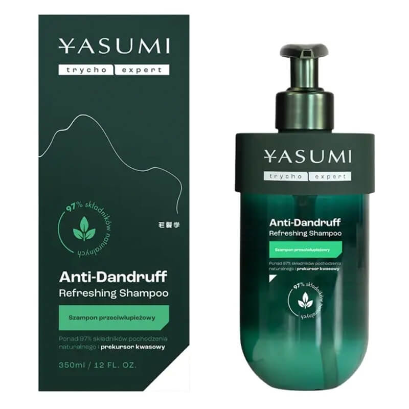 Yasumi Anti-Dandruff Refreshing Shampoo Szampon redukujący łupież i przywracający komfort 350 ml