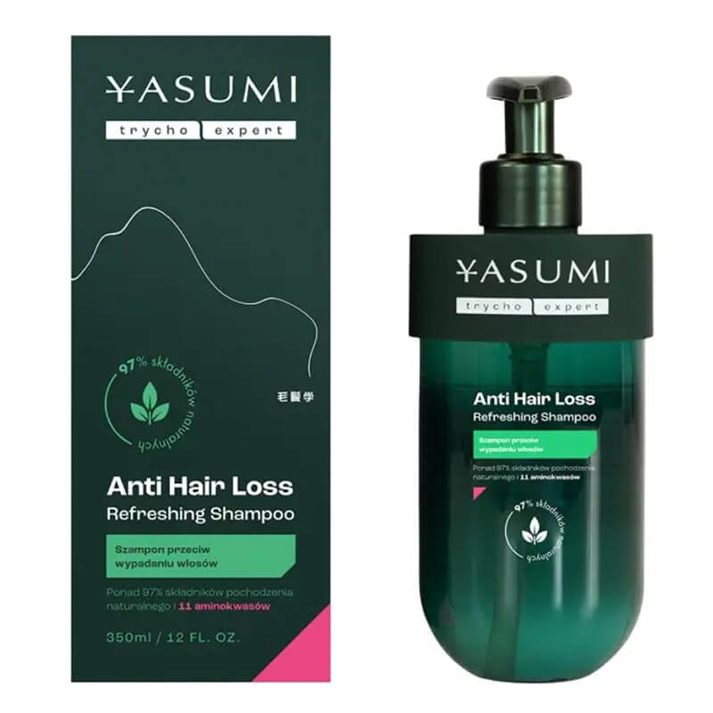 Yasumi Anti-Hair Loss Refreshing Shampoo Szampon wzmacniający przeciw wypadaniu włosów 350 ml
