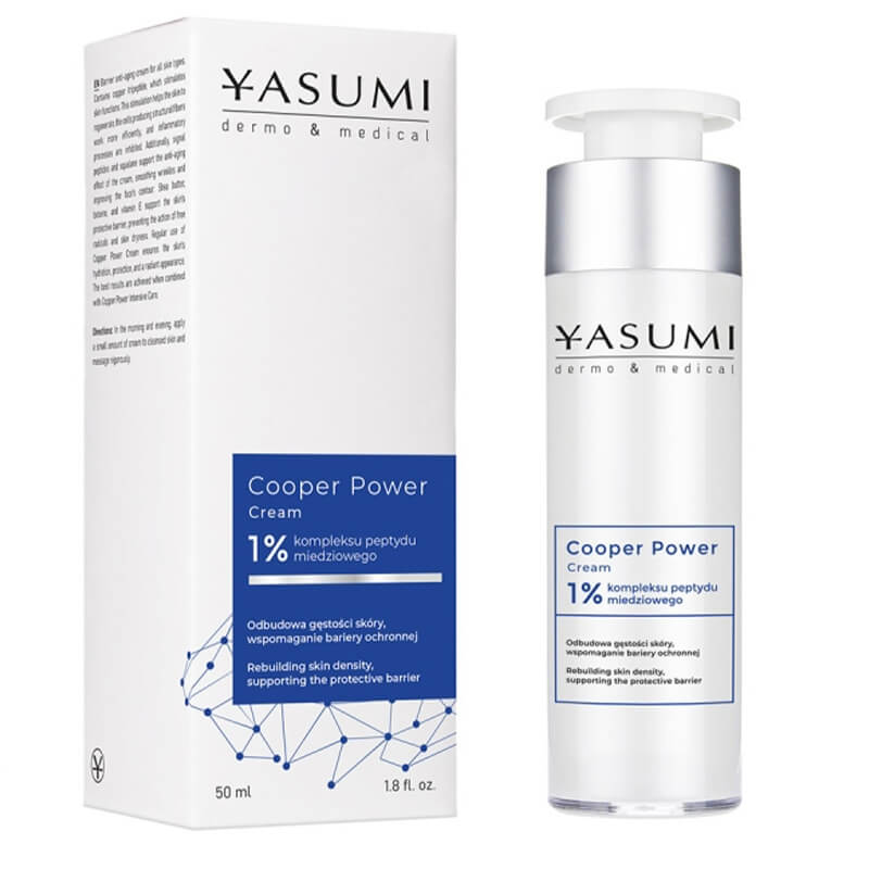 Yasumi Cooper Power Cream Krem z peptydem miedziowym 50 ml