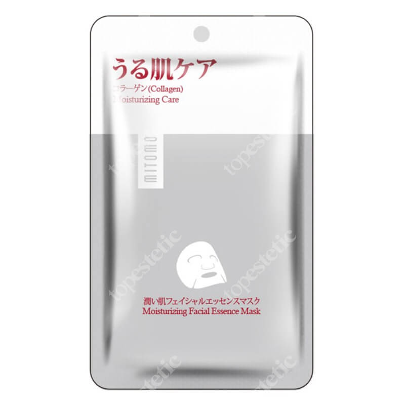 Yasumi Mitomo Premium Moisturizing Face Mask Japońska maseczka do twarzy w płachcie z kolagenem i ekstraktem z kiwi 1 szt