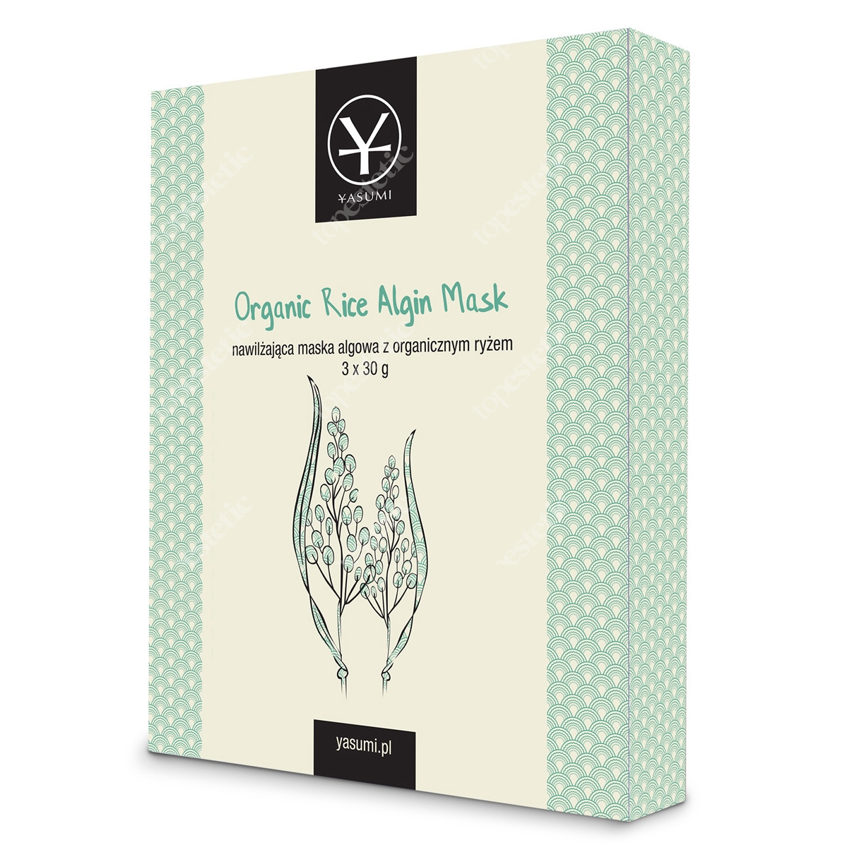 Yasumi Organic Rice Algin Mask Maska algowa z ryżem 3 szt.