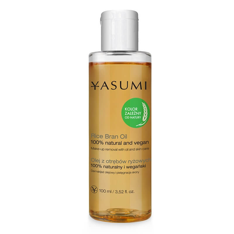 Yasumi Rice Bran Oil Naturalny ryżowy olejek do demakijażu 100 ml