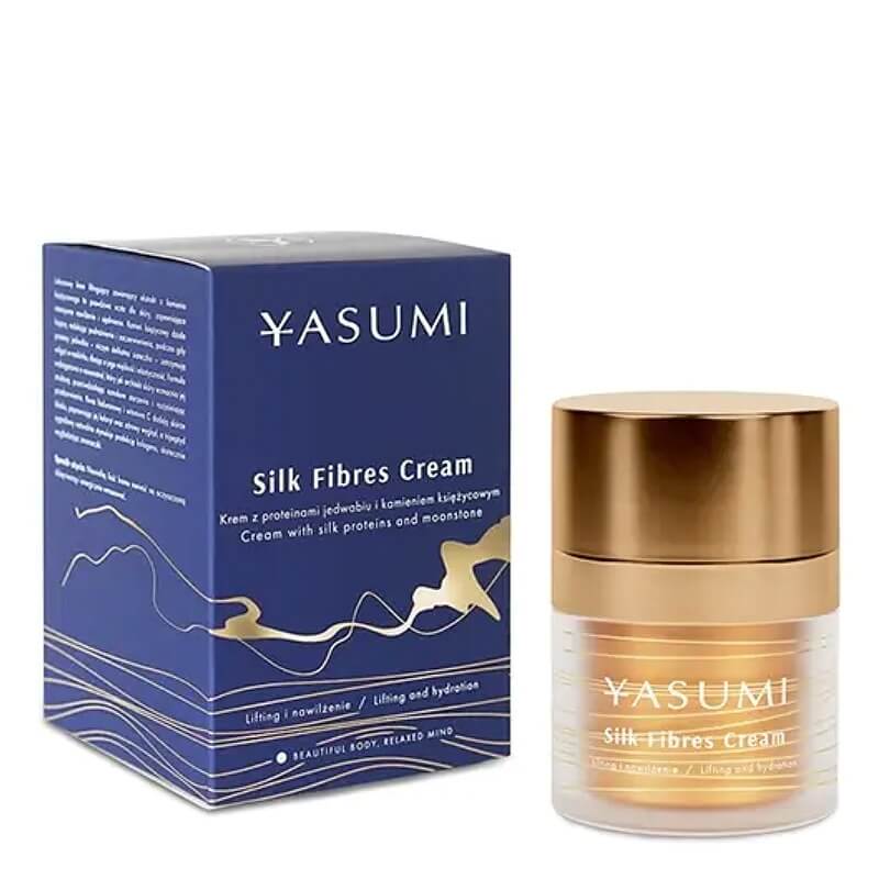 Yasumi Silk Fibres Cream Krem liftingujący z ekstraktem z kamienia księżycowego 50 ml