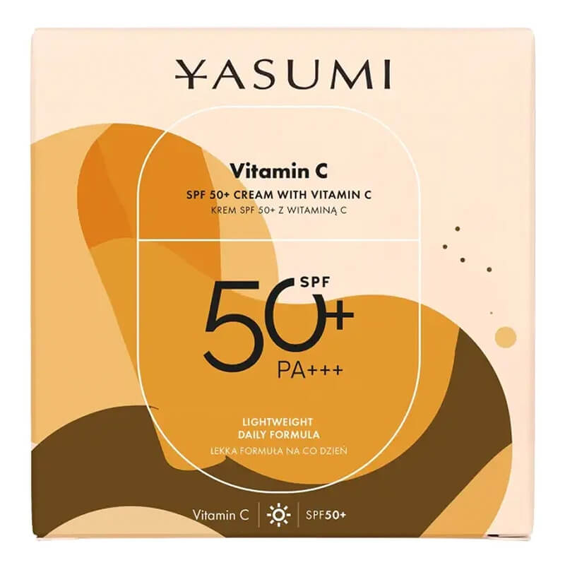 Yasumi SPF 50+ Vitamin C Krem ochronny SPF 50+ z witaminą C 50 ml