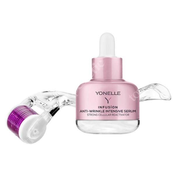 Yonelle Infusion Anti-Wrinkle Intensive Serum + Mezoroller Zabieg mikronakłuwania, Mezoroller + Serum 30 ml