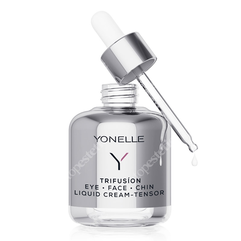 Yonelle Trifusion Eye-Face-Chin Liquid Cream-Tensor Płynny krem-napinacz pod oczy, na twarz i podbródek 50 ml