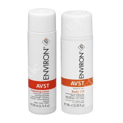 Environ Zestaw AVST Lotion nawilżający + Olejek do ciała A,C&E 200 ml, 100 ml