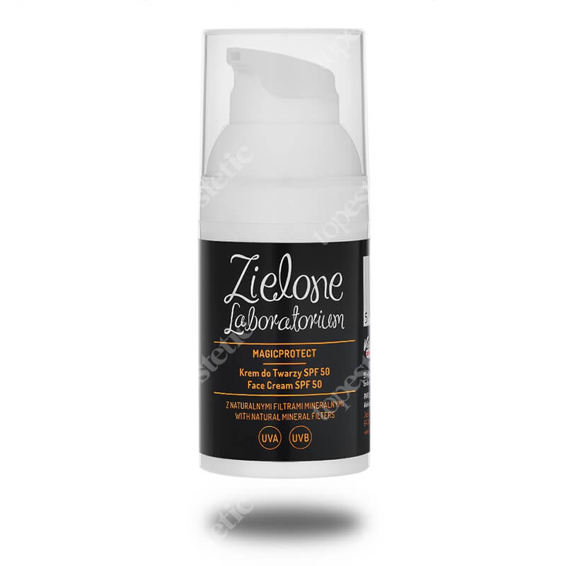 Zielone Laboratorium MagicProtect SPF 50 Krem do twarzy z naturalnymi filtrami mineralnymi SPF 50