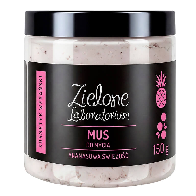 Zielone Laboratorium Mus do Mycia Ciała Ananasowa świeżość 150 g