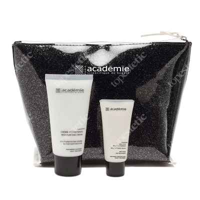 Academie Academie Derm Acte Creme Hydratante + Masque Multi-Vitamine ZESTAW do twarzy krem nawilżający + maska multiwitaminowa 50 ml + 15 ml