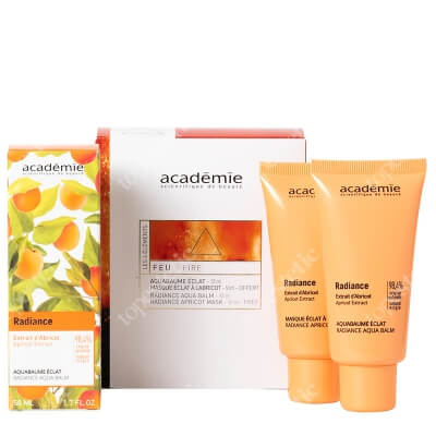 Academie Fire Set ZESTAW Witaminowy balsam do twarzy 50 ml + Maska witaminowa z moreli 50 ml