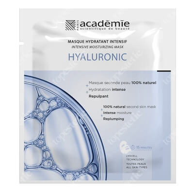 Academie Hyaluronic Masque Hydratant Intensif Intensywnie nawilżająca maska z kwasem hialuronowym 20 ml