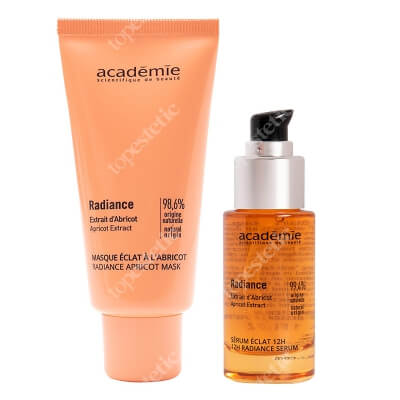 Academie Radiance Set ZESTAW Maska witaminowa z moreli 50 ml + Witaminowe serum przywracające blask 12H 30 ml