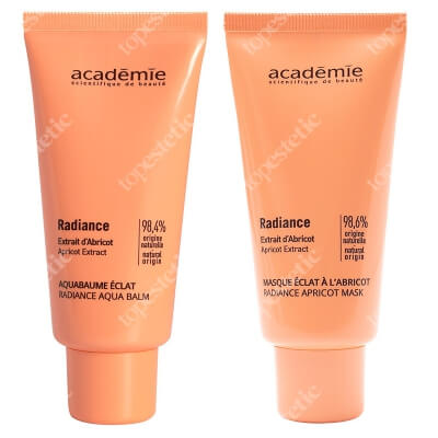 Academie Radiance Set ZESTAW Maska witaminowa z moreli 50 ml + Witaminowy balsam do twarzy 50 ml