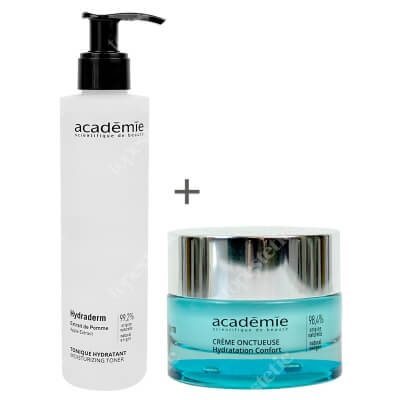 Academie Tonique Hydratant + Hydraderm Creme Onctueuse ZESTAW Tonik nawilżający 200 ml + Krem nawilżający 50 ml