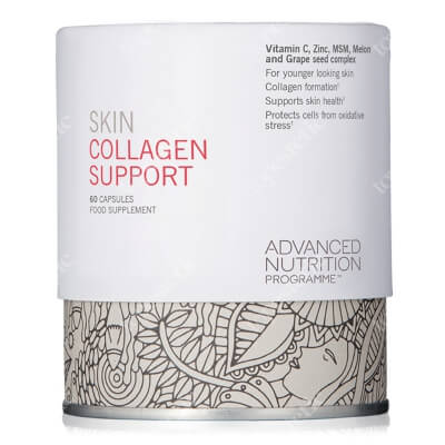Advanced Nutrition Pr. Skin Collagen Support Koktajl witaminy C, cynku, MSM i ekstraktu z pestek winogron 60 kaps