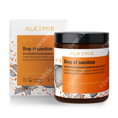 Alkmie Drop Of Sunshine Bogate masło regenerująco-brązujące do ciała 180 ml