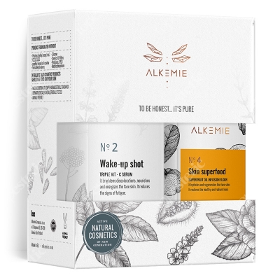 Alkmie Multivitamin Shock Set 2020 ZESTAW Serum z witaminą C 30 ml + Multiwitaminowy olejek 15 ml