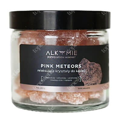 Alkmie Pink Meteors Relaksujące kryształy do kąpieli 290 g