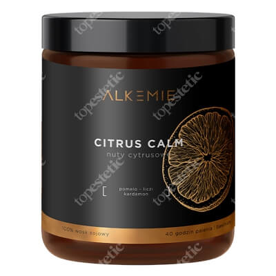 Alkmie Citrus Calm Świeca sojowa 180 ml