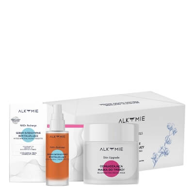 Alkmie Daily Care ZESTAW Serum 30 ml + Maska do twarzy 50 ml + Jednorazowe ręczniki do twarzy 80 szt