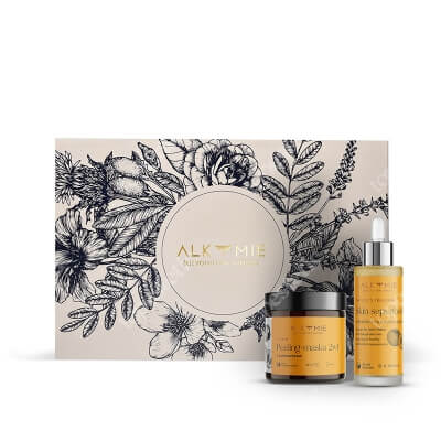 Alkmie Nature’s Treasure Set ZESTAW 2 w 1 Peeling-maska z superowocami 60 ml + Multiwitaminowy olejek z superowocami 30 ml